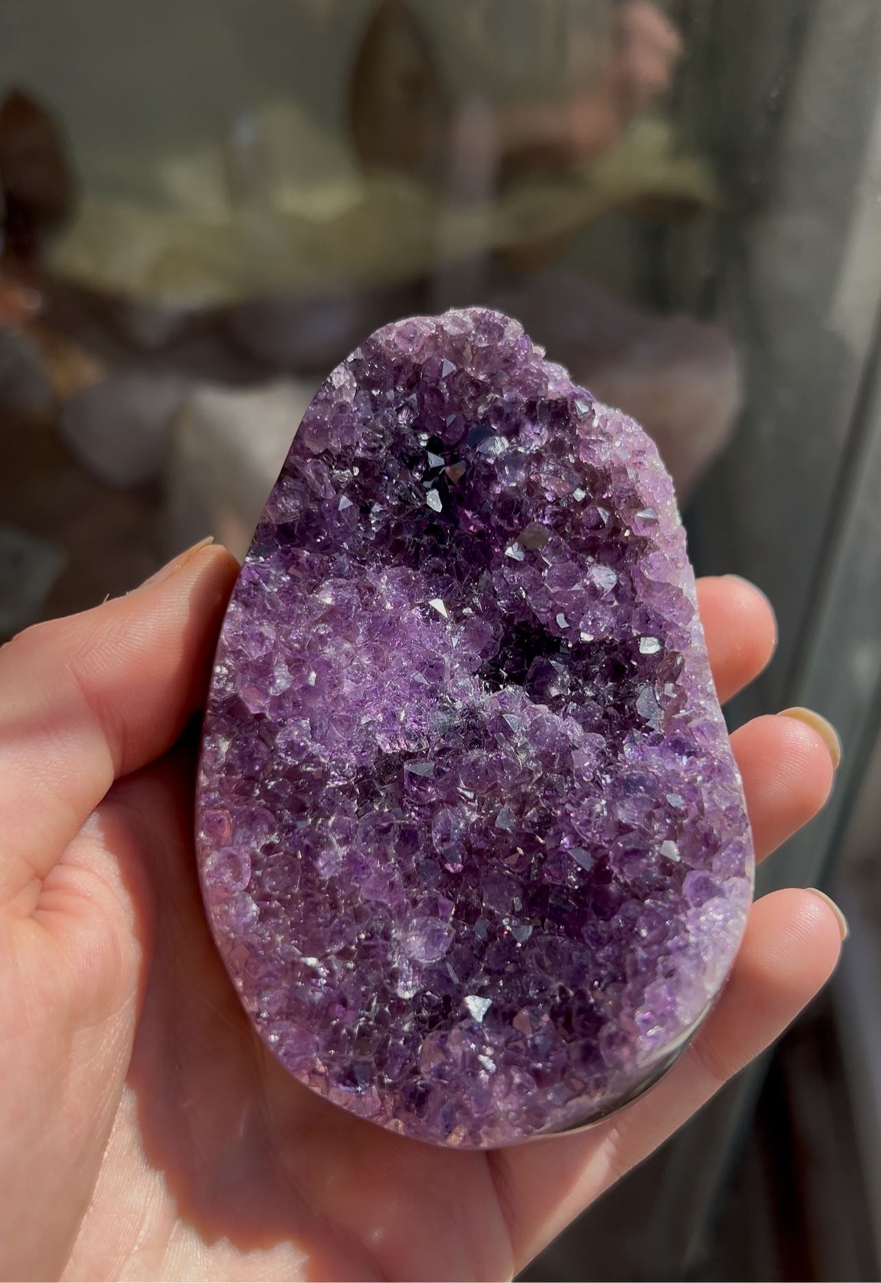 large amethyst cluster B