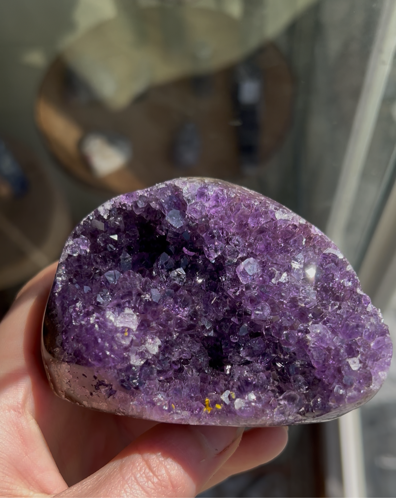 large amethyst cluster A