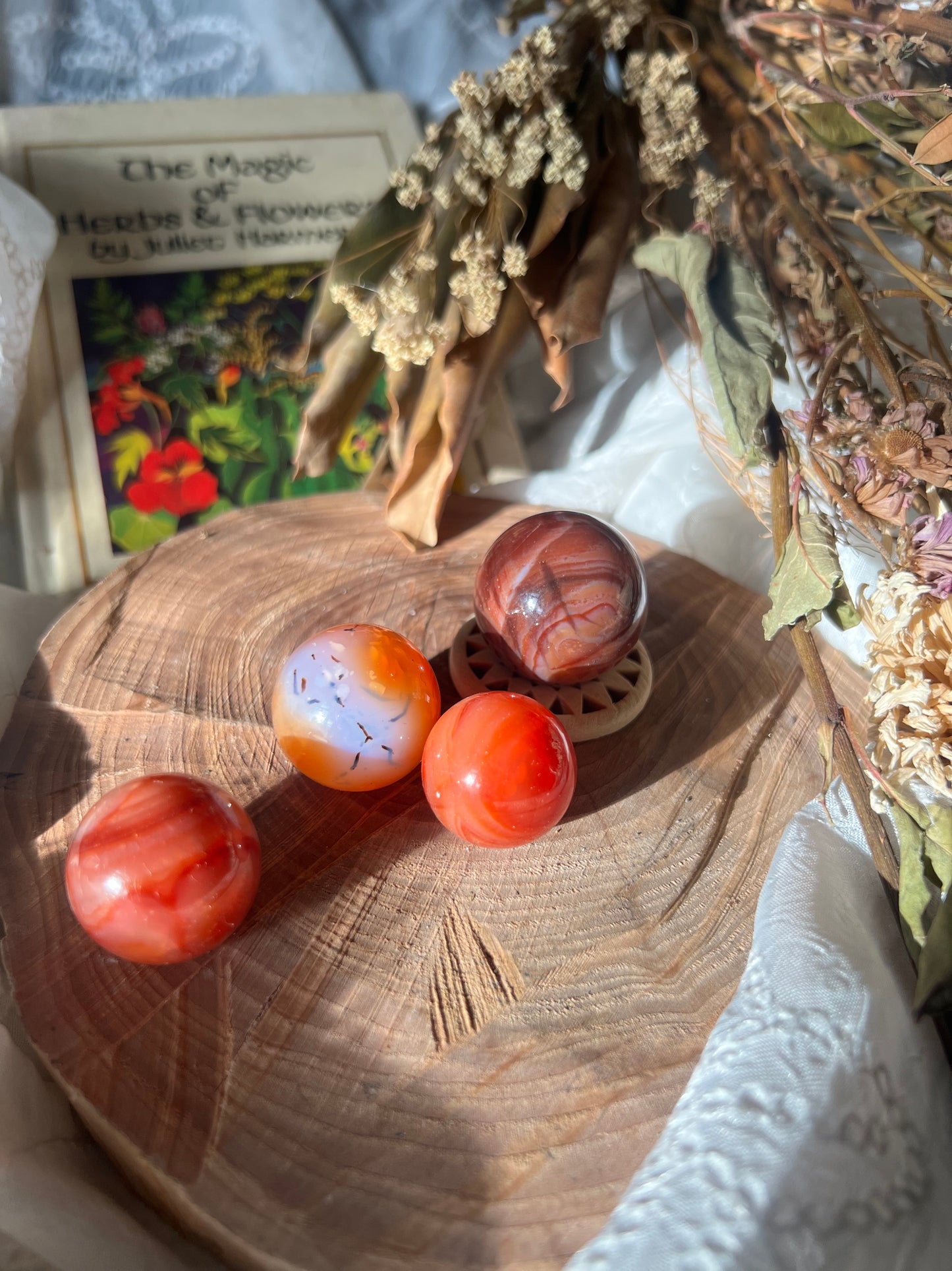 Mini Carnelian Spheres