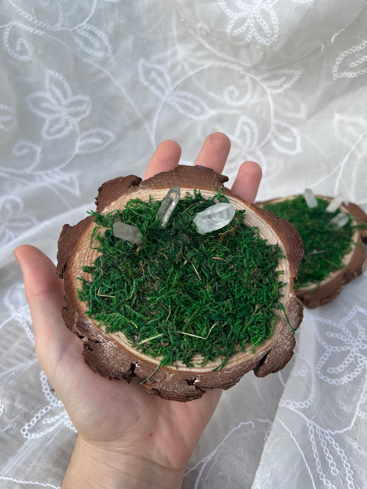 Clear Quartz Fairy Trinket Tray