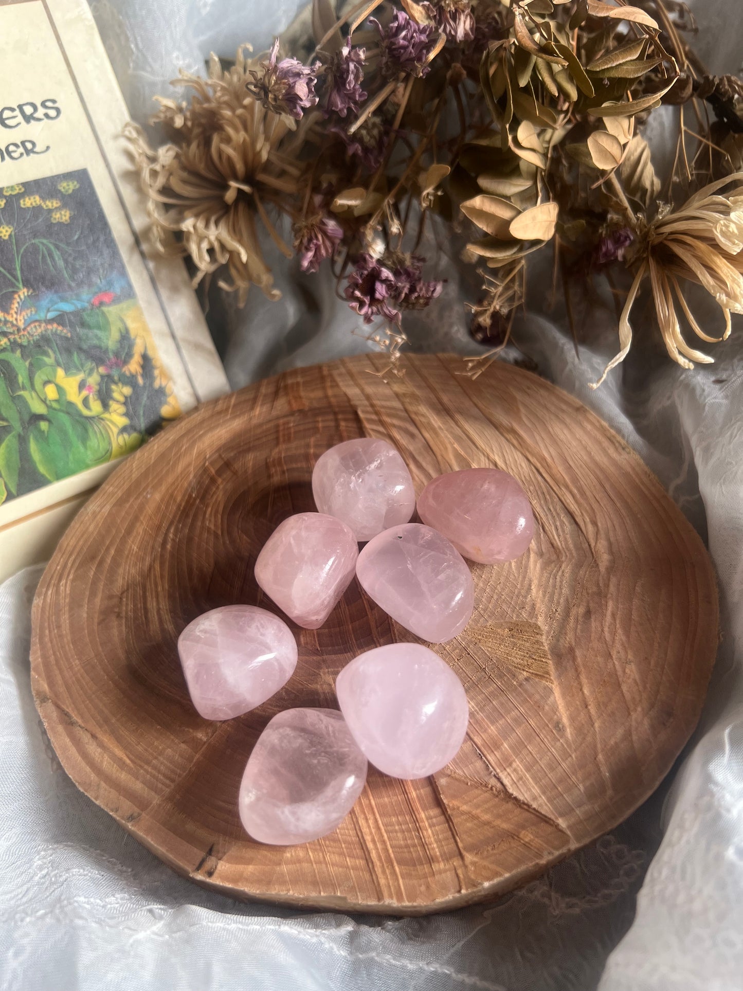 Rose Quartz tumble stone