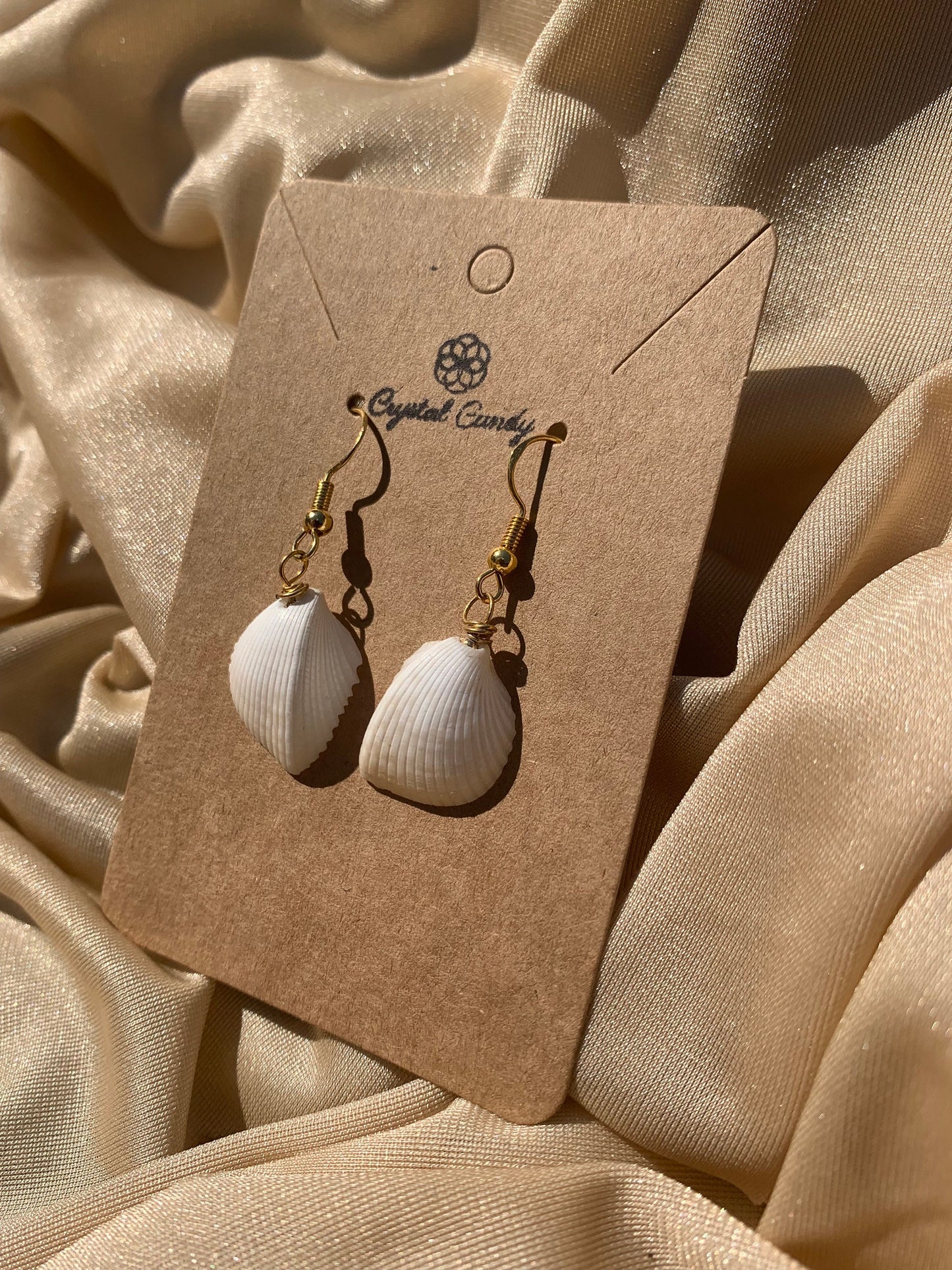 Upcycled Sea shell Earrings