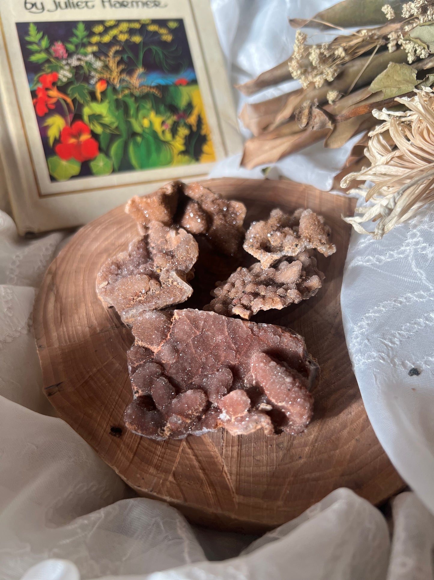 Pink Amethyst Druzy Raw Chunk