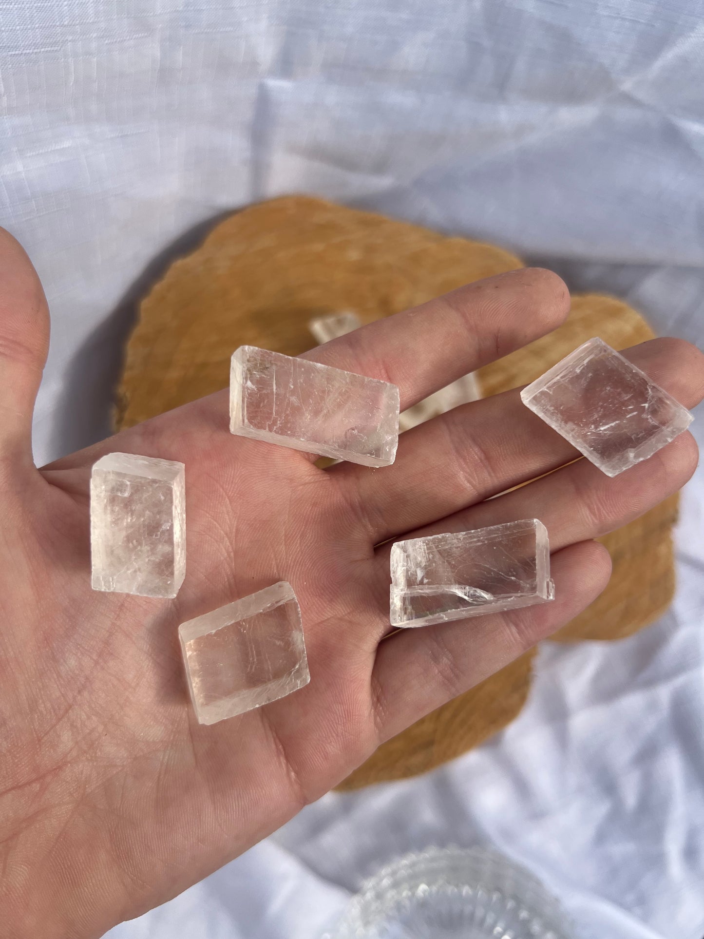 optical calcite cubes