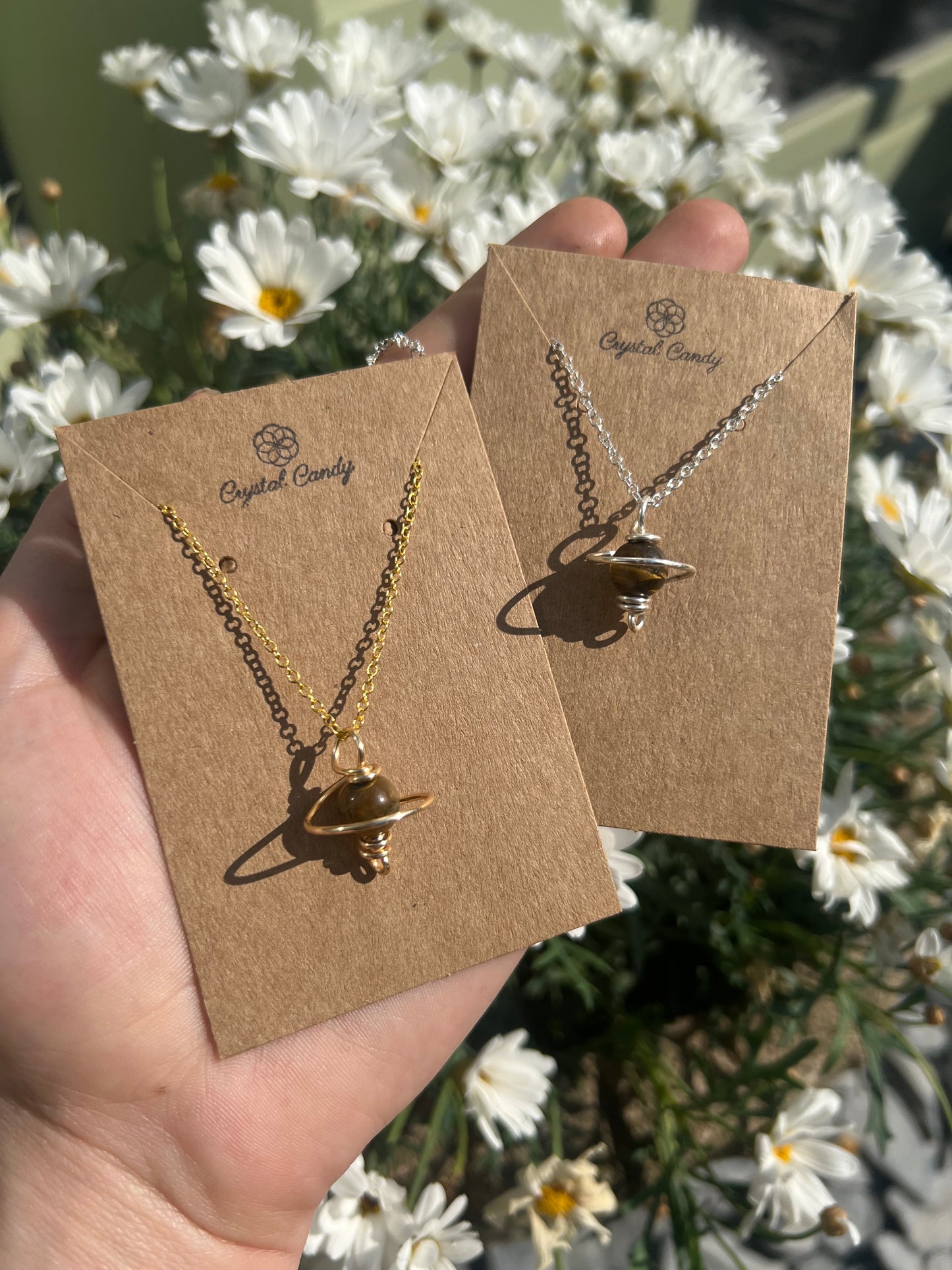 intuitively chosen Crystal Jewellery Mystery box -gold and silver