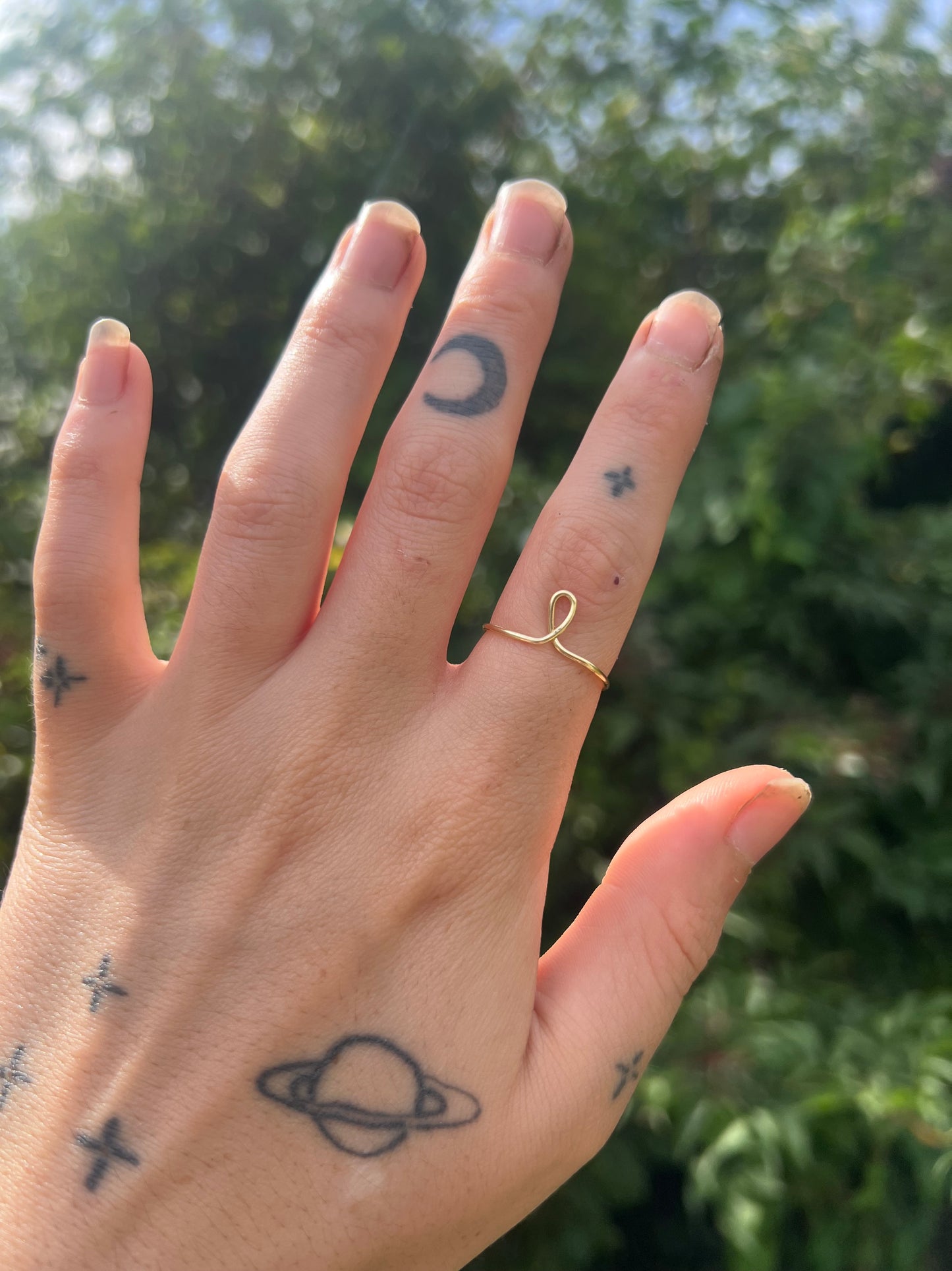 wish bone adjustable rings