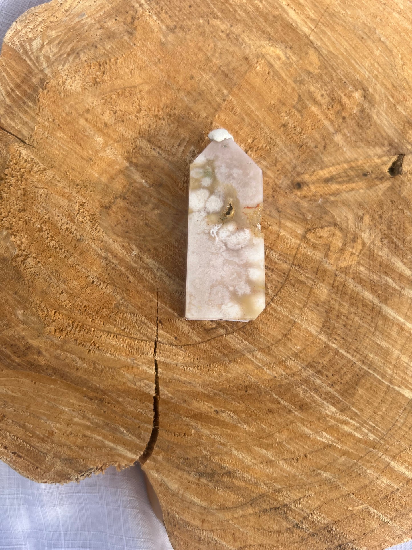 small druzy flower agate towers