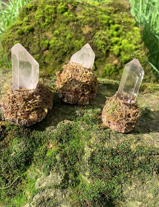 Mini Clear Quartz Crystal point Fairy Mountain