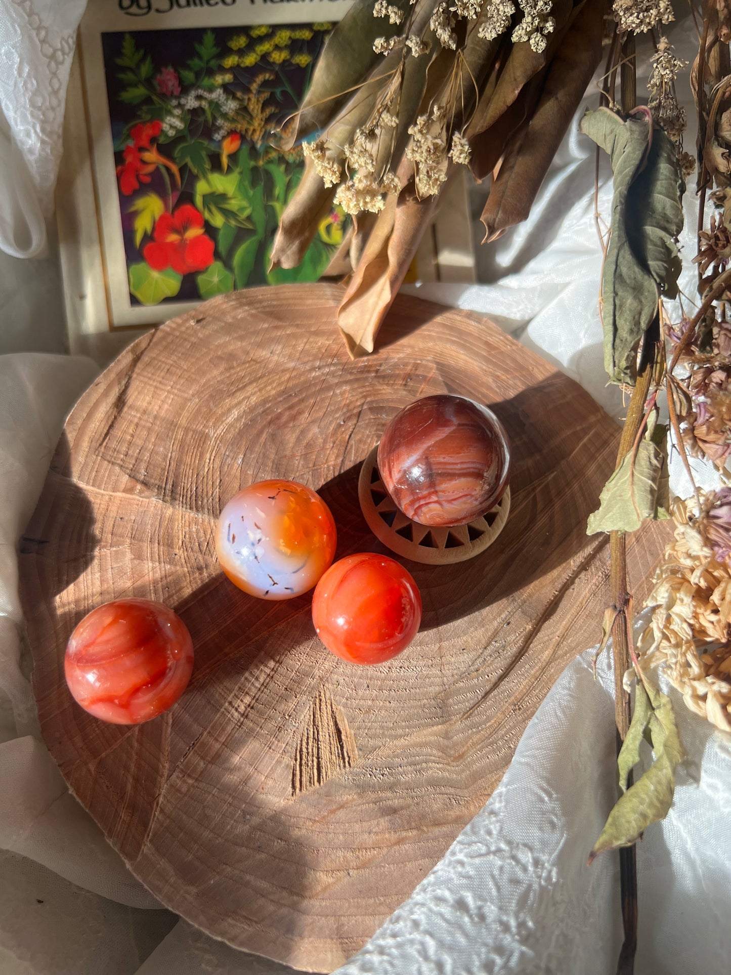 Mini Carnelian Spheres