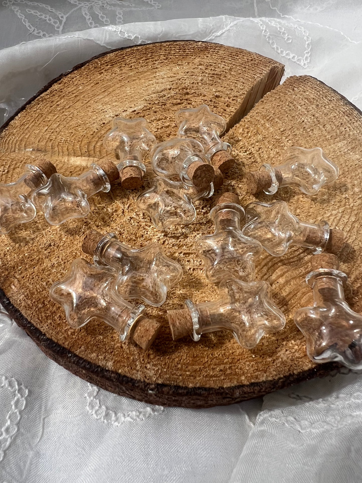 mini empty star potion bottle