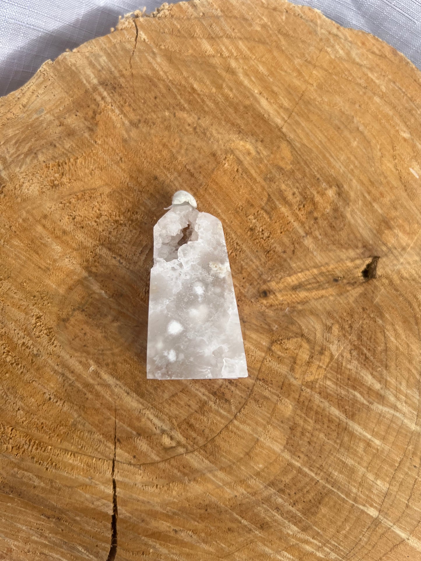 small druzy flower agate towers