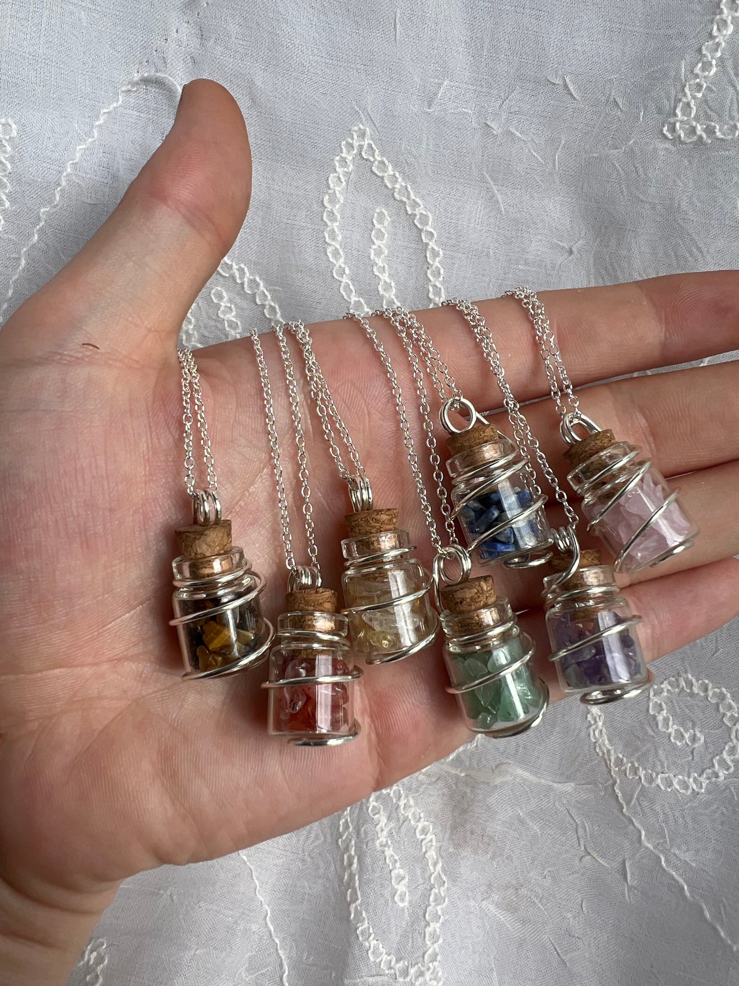 intuitively chosen Crystal Jewellery Mystery box -gold and silver