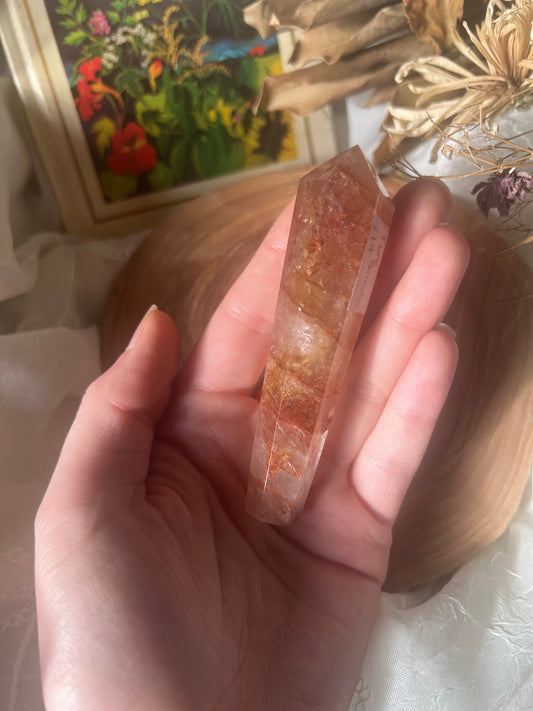 Fire Quartz & Golden Healer Wand