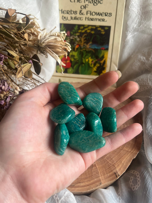 Amazonite  tumble stone