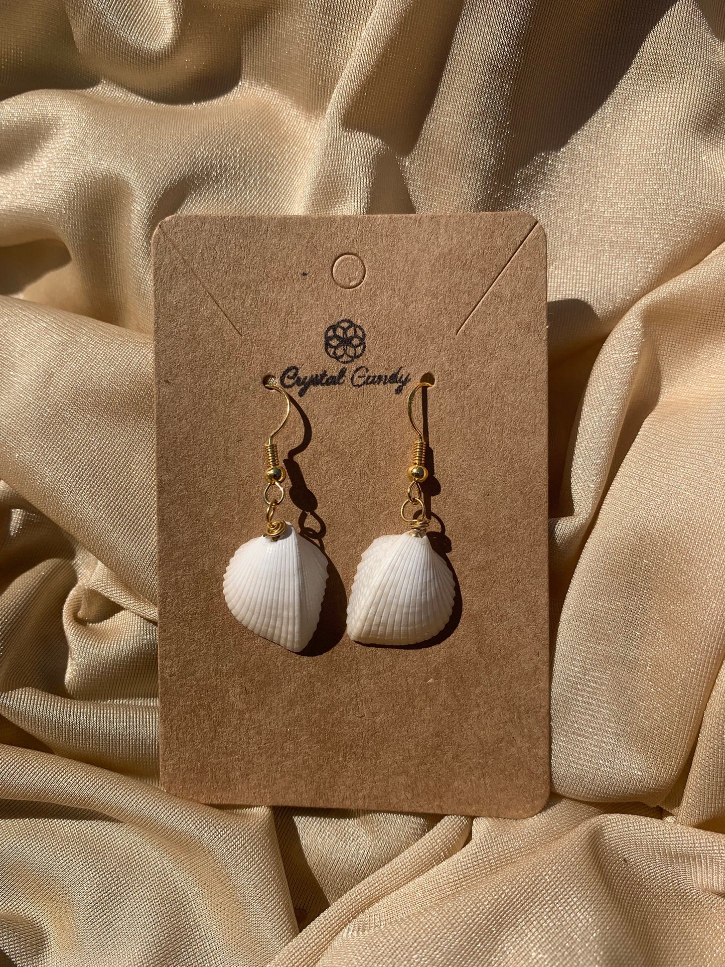 Upcycled Sea shell Earrings