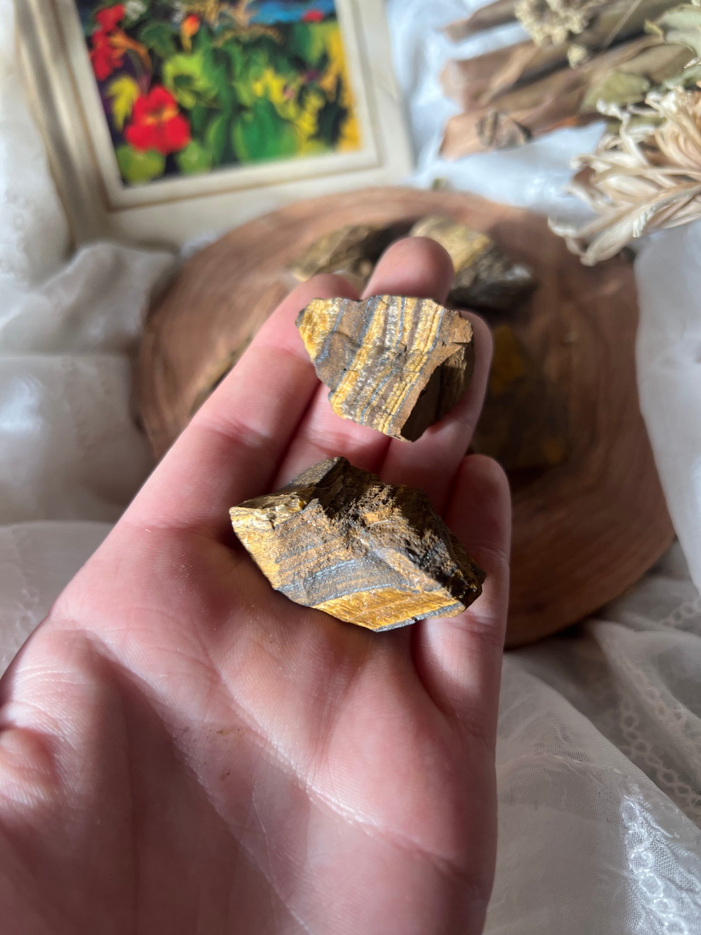 Golden Tigers Eye Raw Chunk