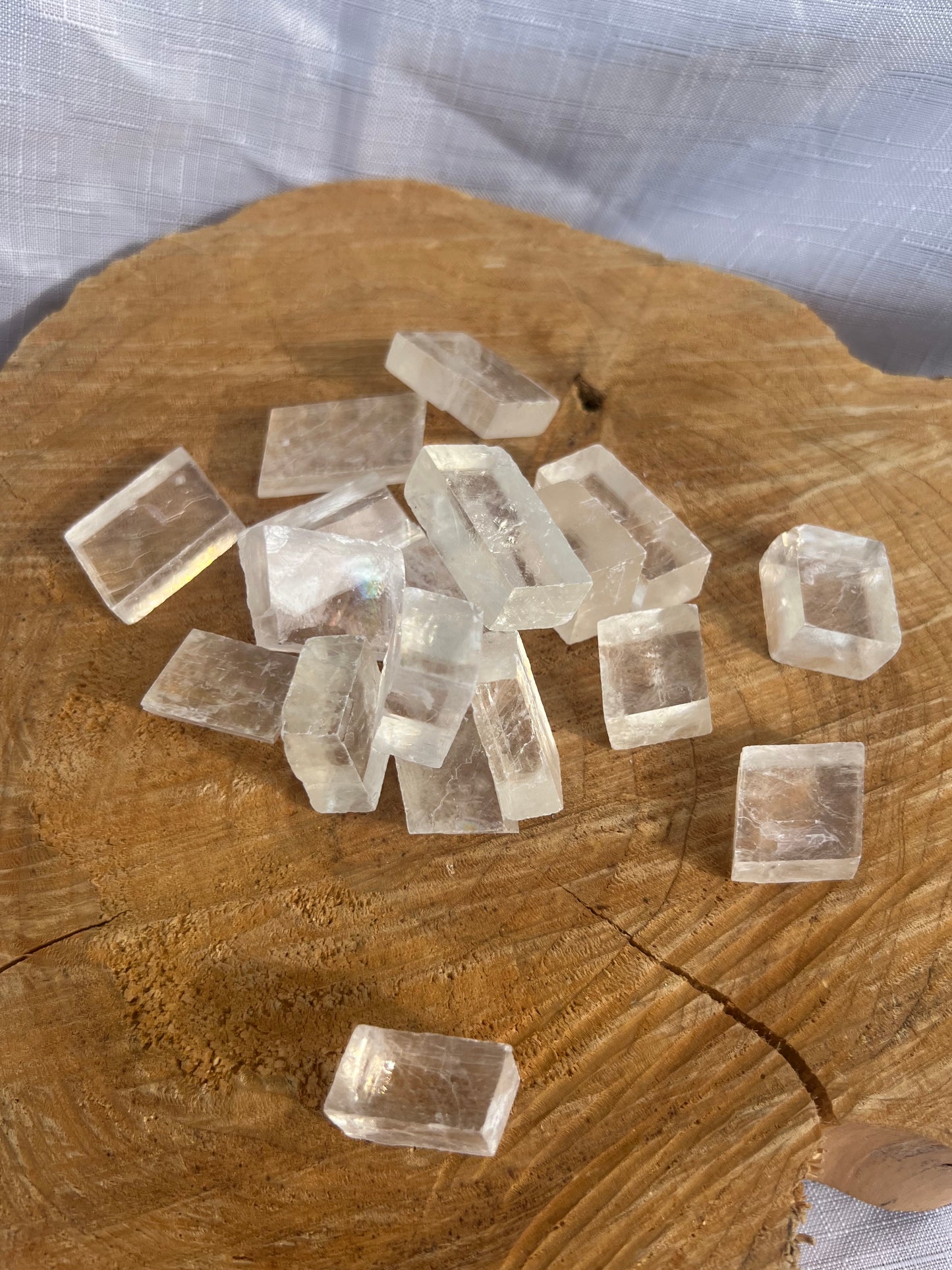 optical calcite cubes