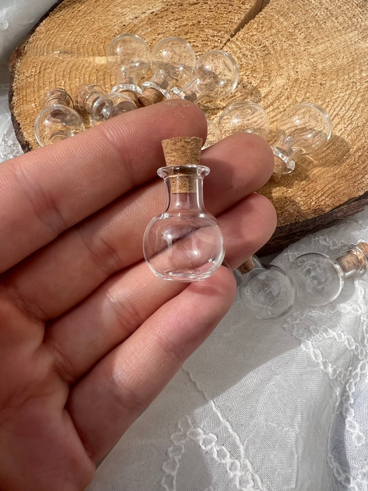 mini empty potion bottle
