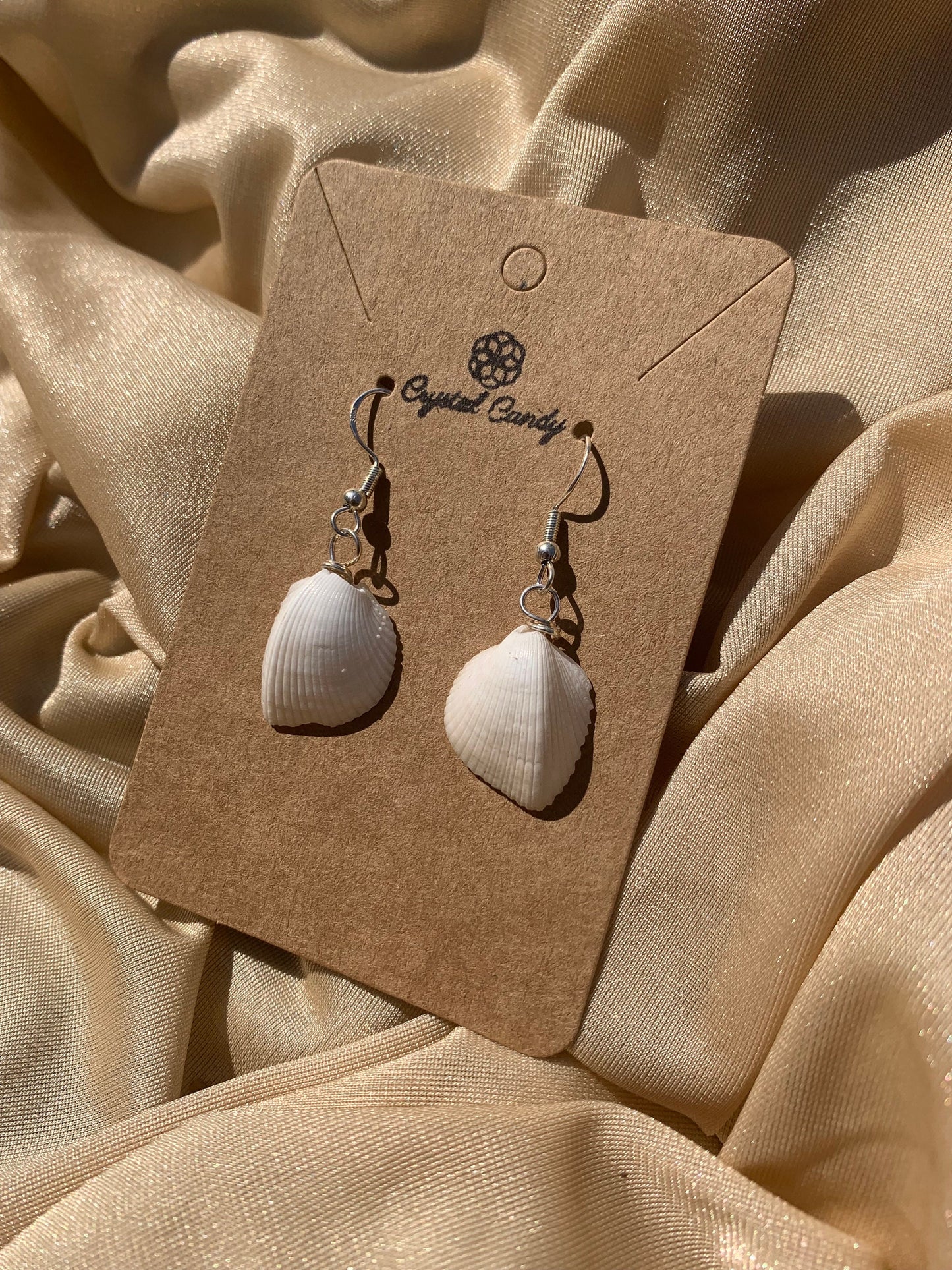 Upcycled Sea shell Earrings