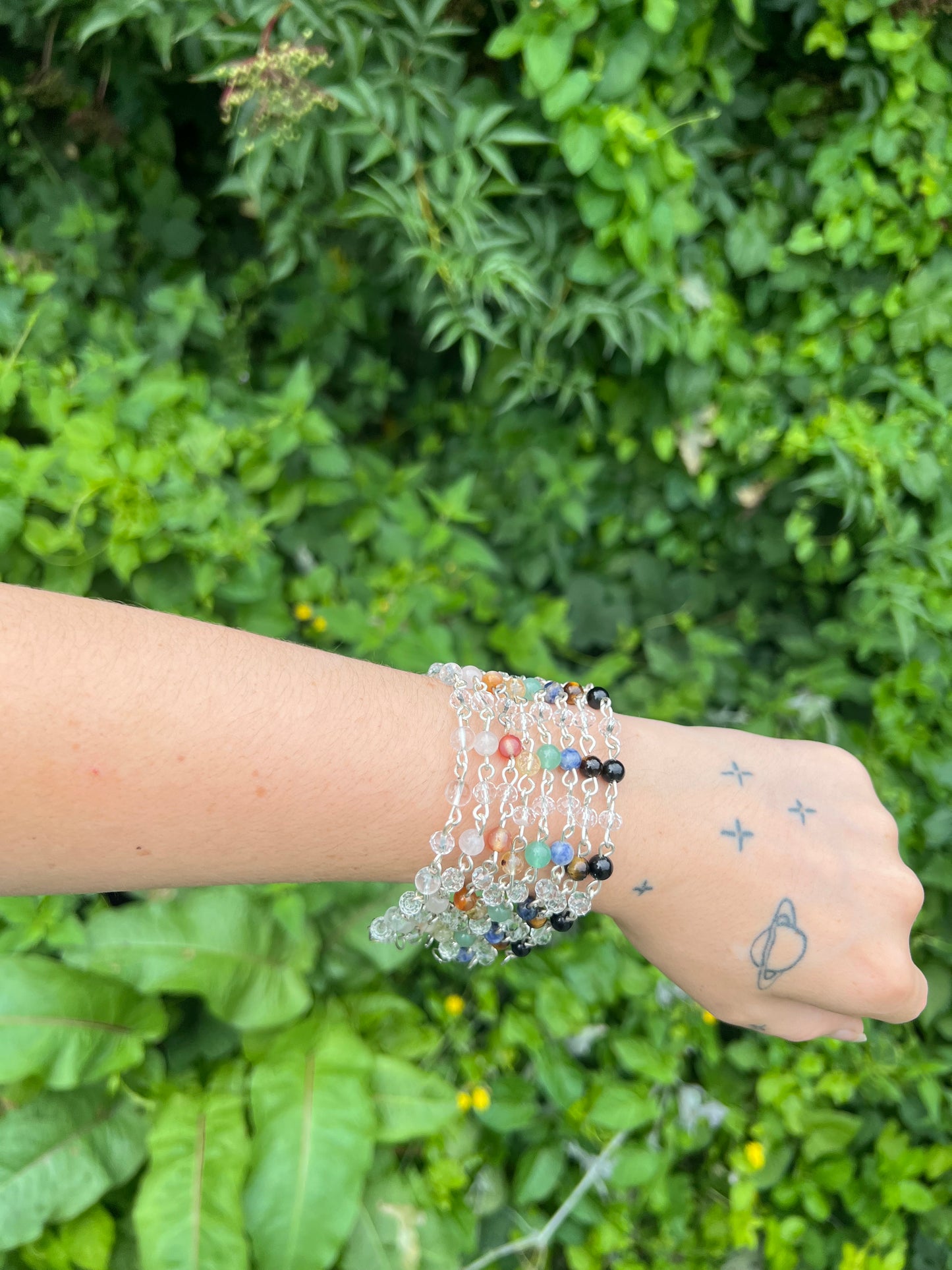 intuitively chosen Crystal Jewellery Mystery box -gold and silver