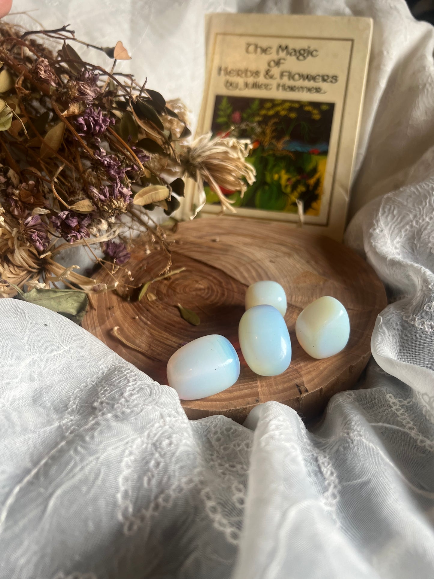 Opalite tumble stone