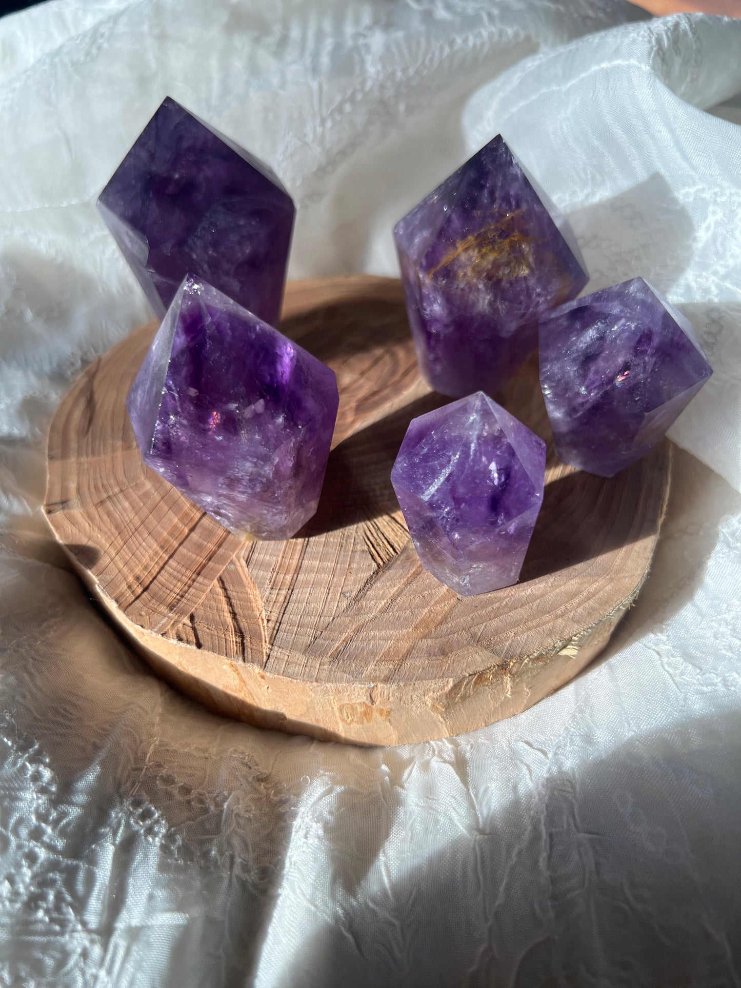 Amethyst Cupcake towers