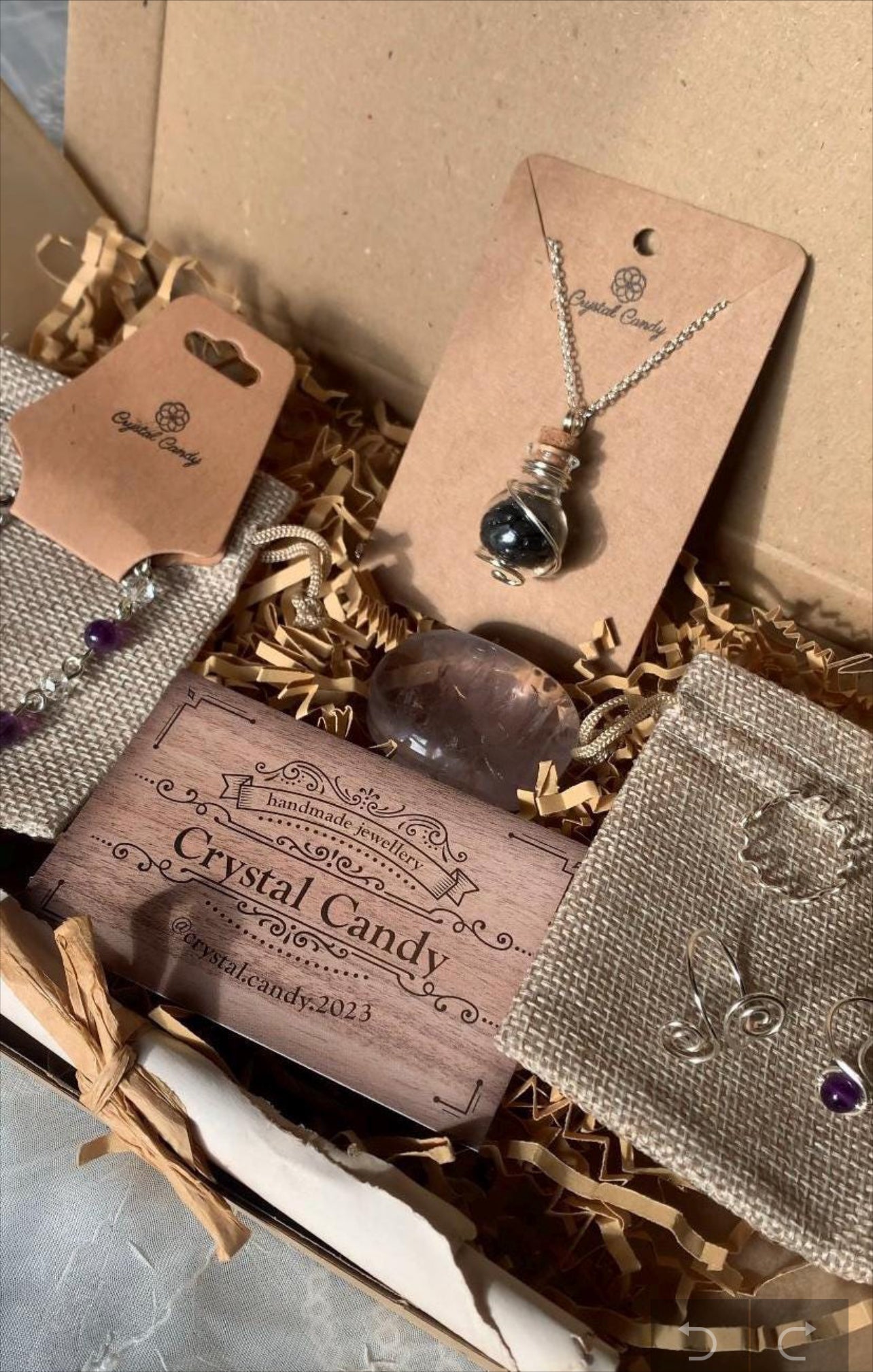 intuitively chosen Witchy Jewellery Mystery box -gold and silver