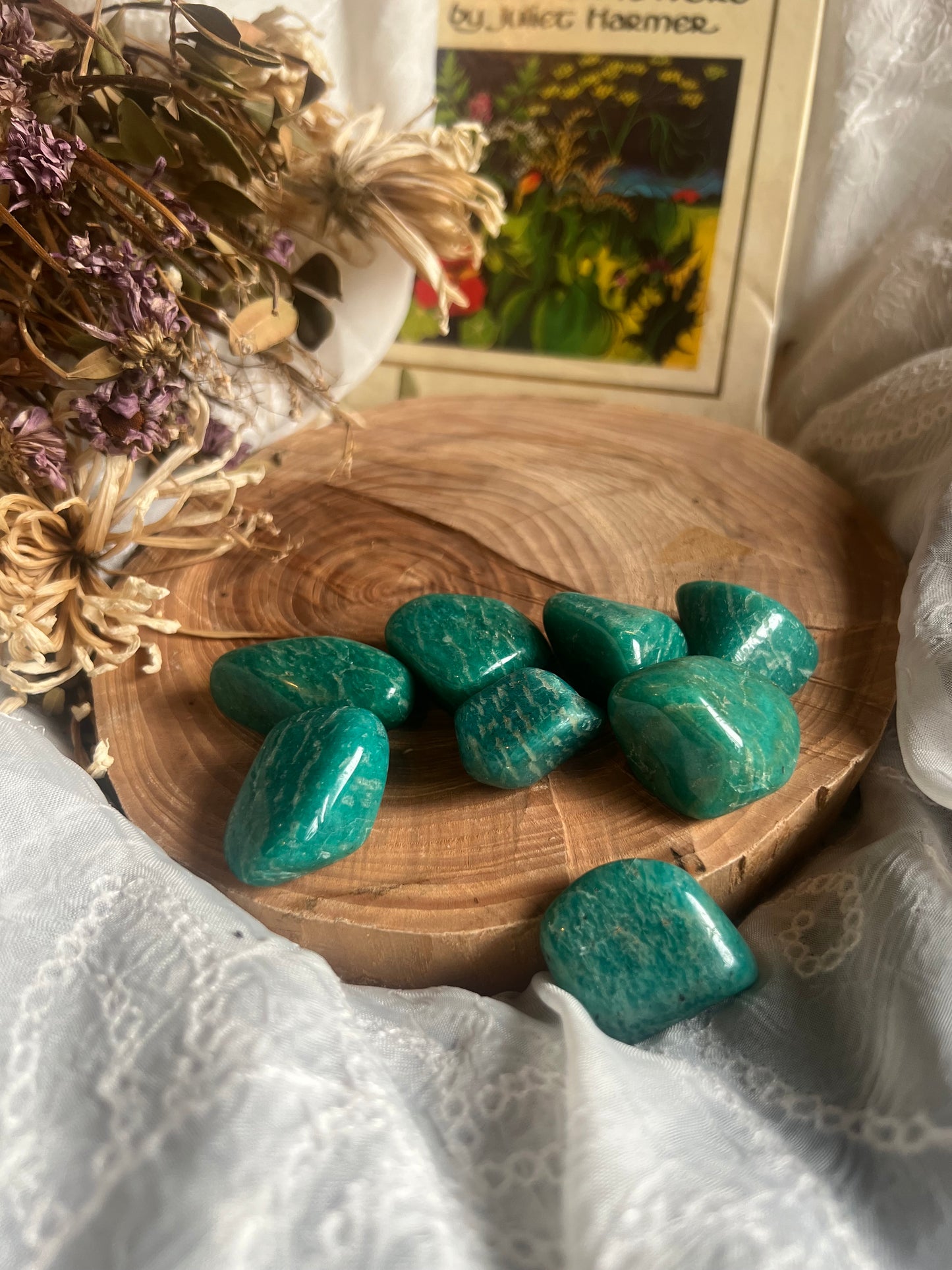 Amazonite  tumble stone