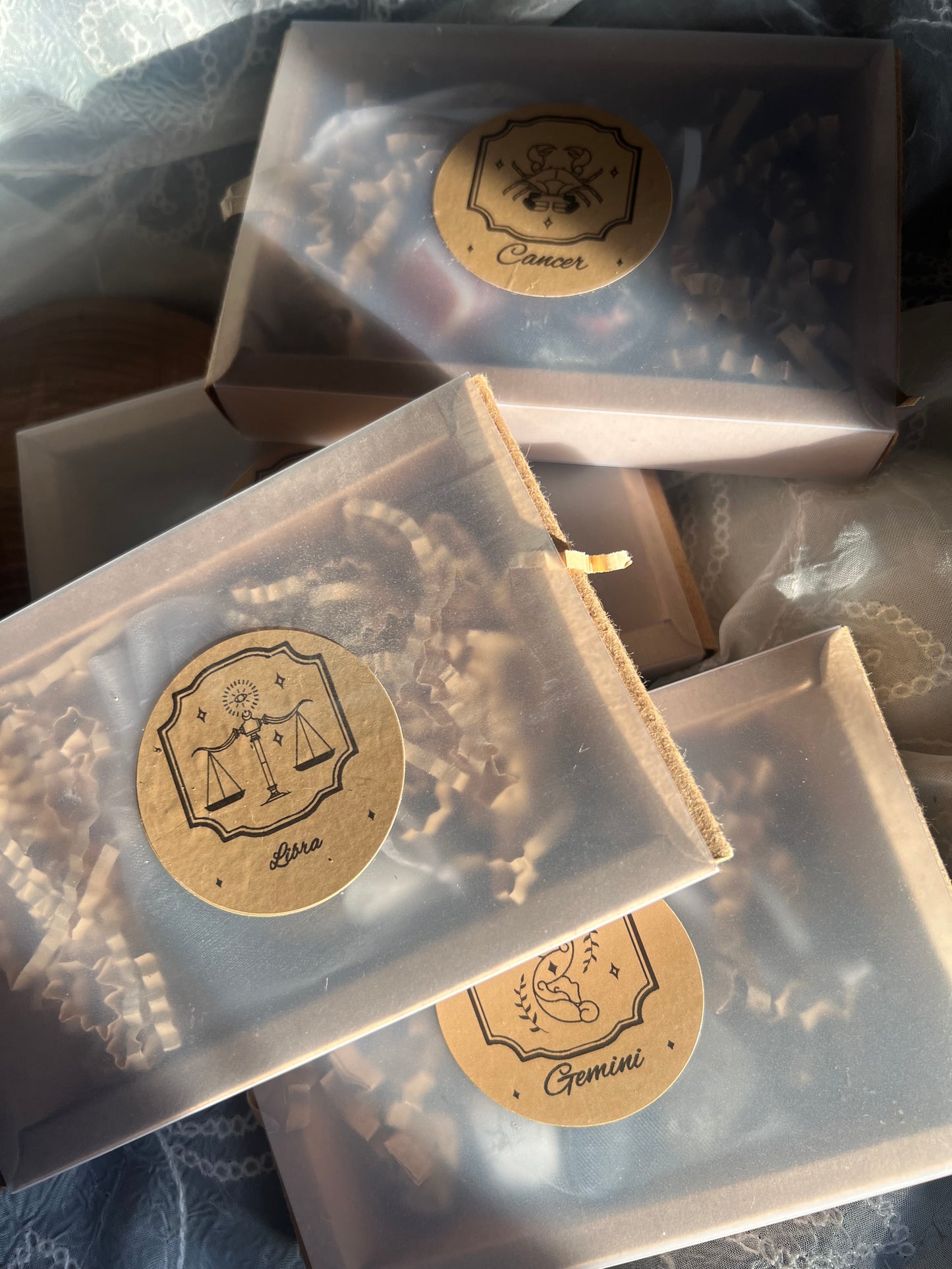 Zodiac Tumble Stone Crystal Gift Set