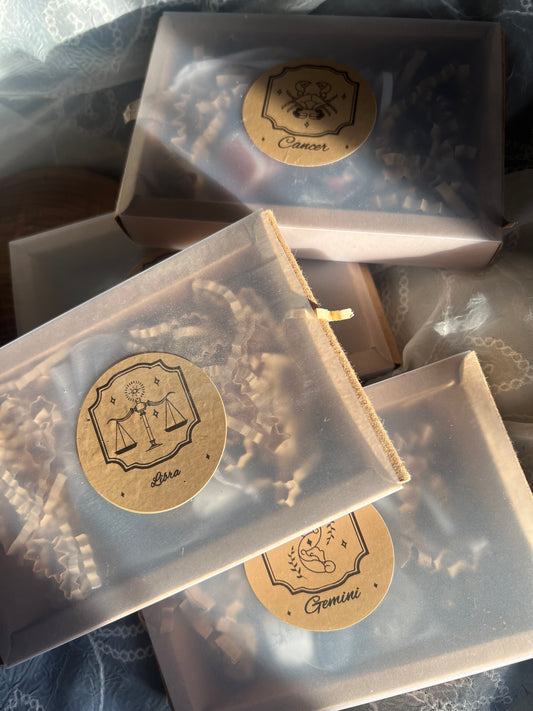 Zodiac Tumble Stone Crystal Gift Set