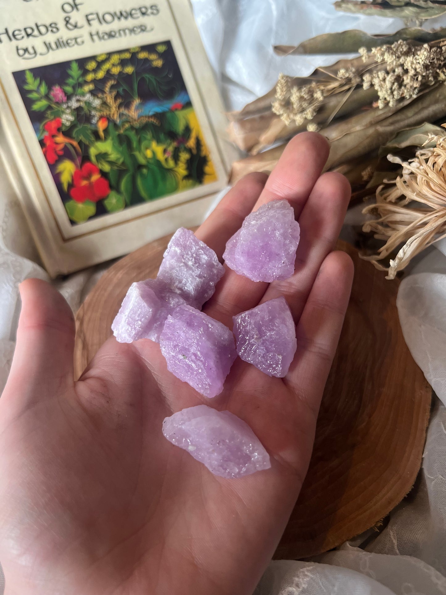 Raw Pink Kunzite Chunks