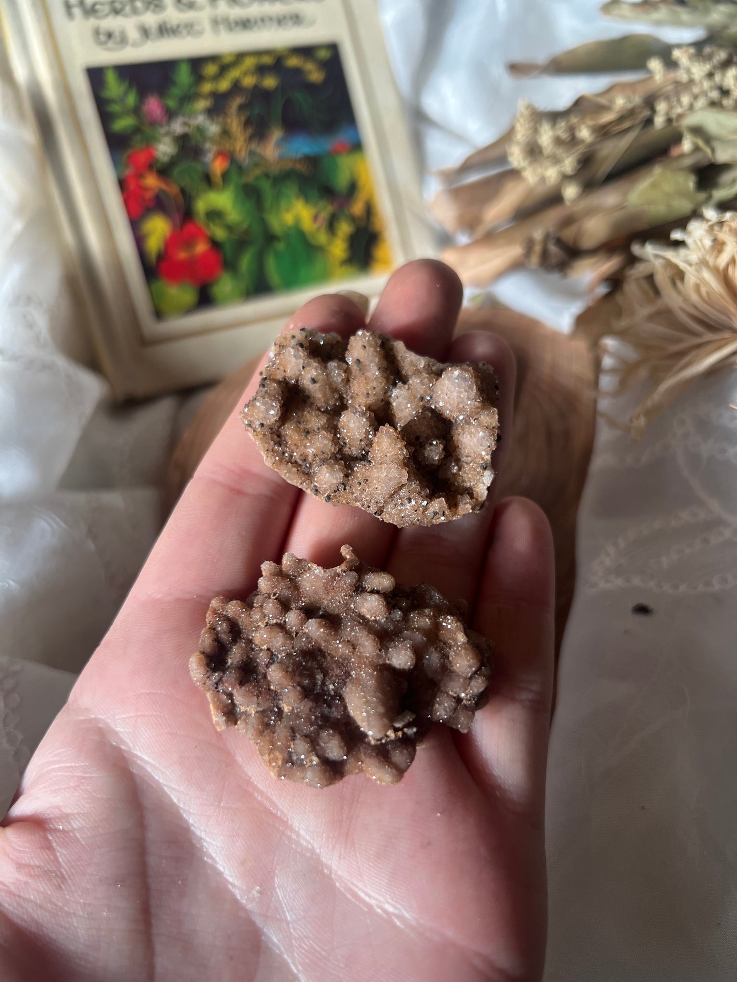 Pink Amethyst Druzy Raw Chunk