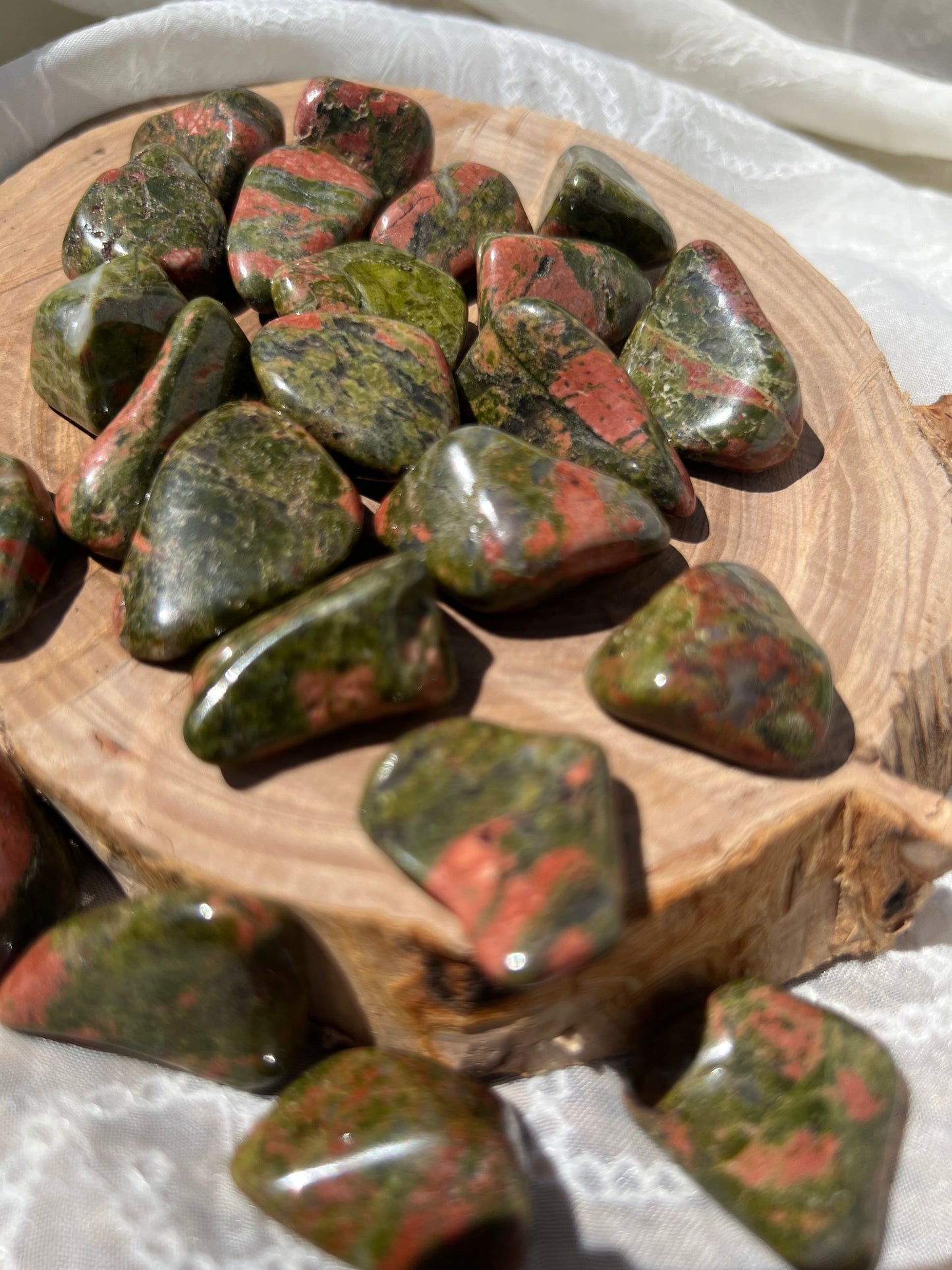 Unikite tumble stone