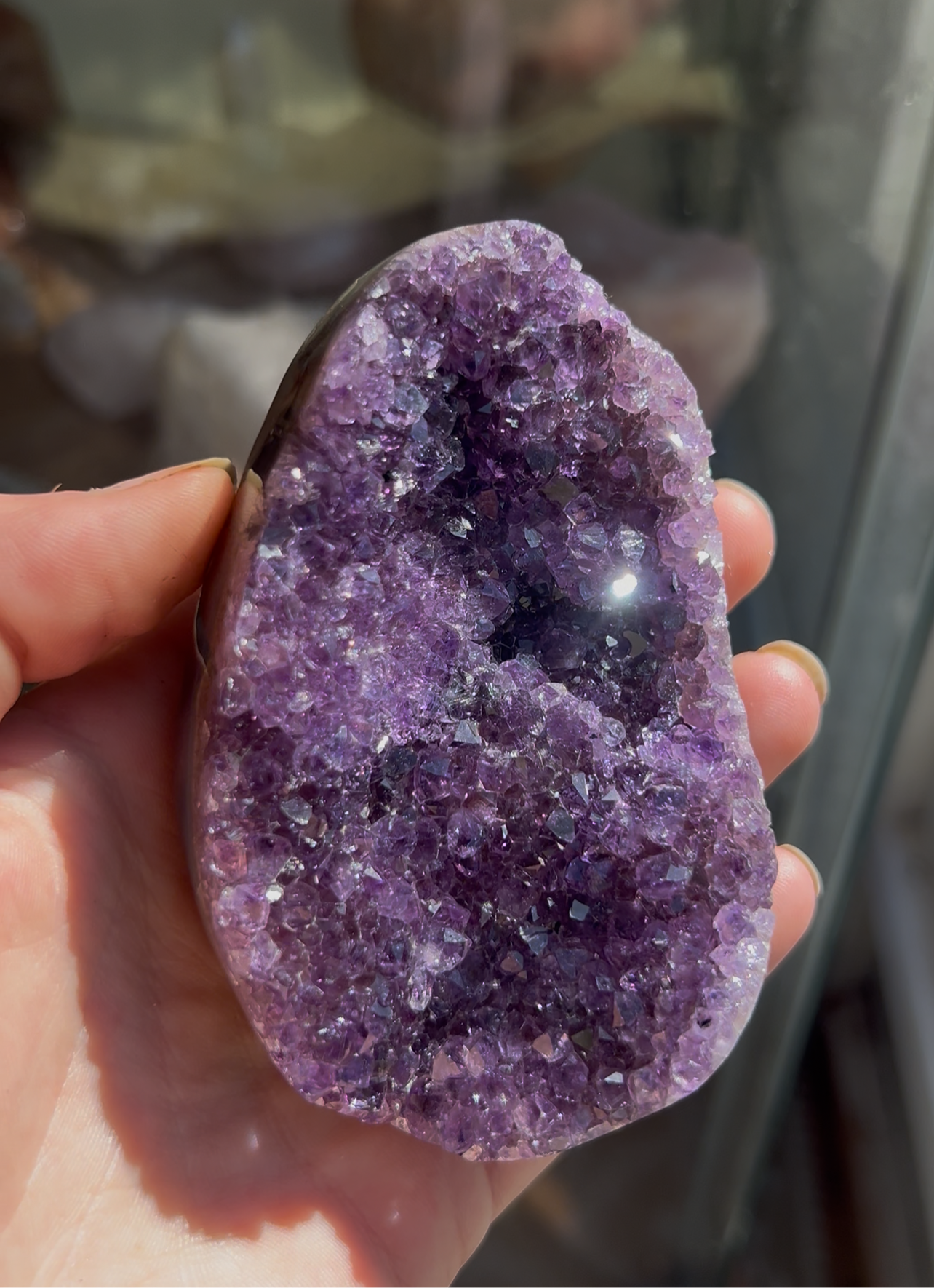 large amethyst cluster B