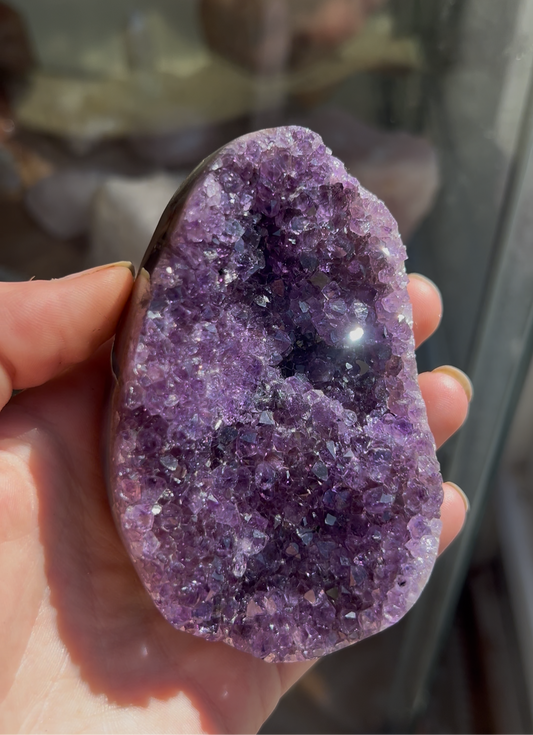 large amethyst cluster B