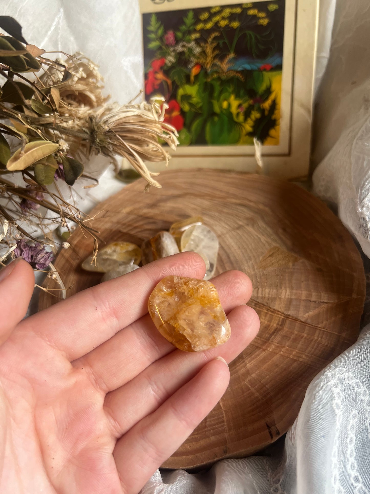 golden healer tumble stone